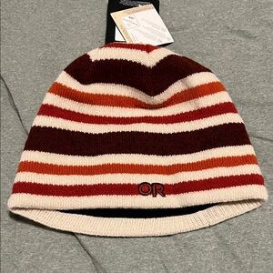 Striped Outdoor Research Beanie Hat